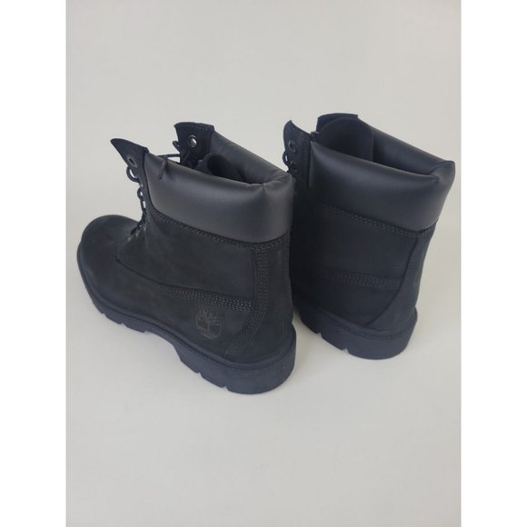 Timberland 6 Inch Classic Boot Black Nubuck Waterproof Boots main image 6